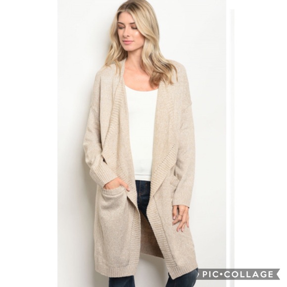 Sweaters Easel Oatmeal Oversized Cardigan Poshmark